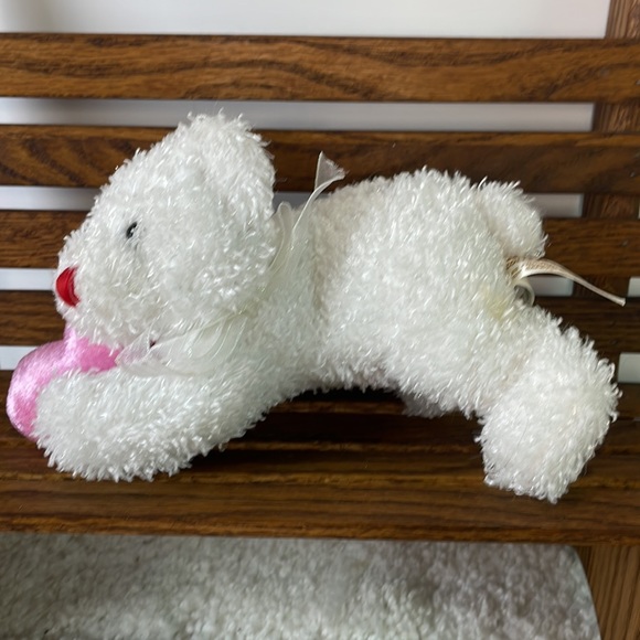 Dan Dee Plush Bear Holding A Heart Valentine’s Stuffed Animal 8” - Picture 3 of 5